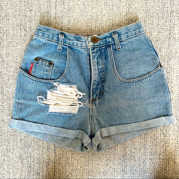High waisted jean shorts - Picture 1 of 7